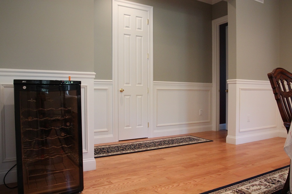 Finished trim close up